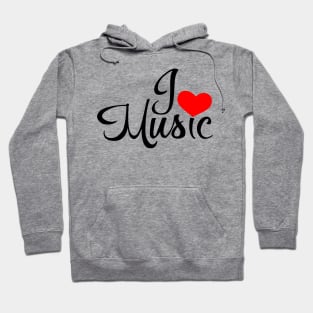 I love Music Hoodie